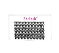 Fadlash Pestañas Individuales Extienden a 30D de 0,07mm D Curl 14mm DIY de Longitud única de 120 Pestañas de Racimo