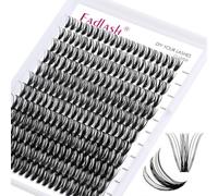 Fadlash Pestañas Postizas Individuales DIY 0.07 D 12-18mm 50D Pestañas Extensión De Pestañas Reutilizables Suaves para Diy en Casa
