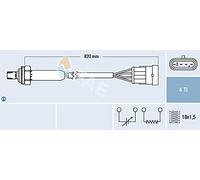 FAE Sonda Lambda para OPEL: Vectra, Zafira, Astra, Calibra & VAUXHALL: Astra, Vectra, Zafira (Ref: 77184)