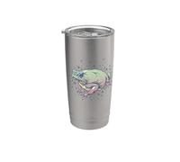 Fae Fairy Witchy Whimsigoth Goblincore Cottagecore Toad Frog Vaso térmico de acero inoxidable de doble pared