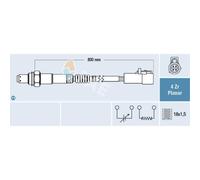 FAE Lambdasonde Regelsonde Compatible Para Ford Galaxy 2.3 16V 2.0i 1.6 Ti
