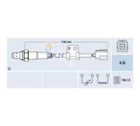 FAE Lambdasonde Regelsonde Compatible Para Mazda 6 Hatchback 1.8 2.3 2.0