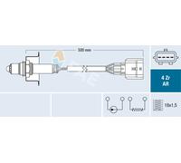 FAE Lambdasonde Regelsonde Compatible Para Nissan Qashqai II 1.6 DIG-T X-TRAIL