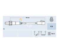 FAE Lambdasonde Regelsonde Para Ford Fiesta V 1.3 1.25I 16V 4.0 V6 4WD 1.25