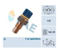 FAE Sensor Temperatura Del Refrigerante para Citroën Evasion 22 U6 Ax Za- _ Fiat