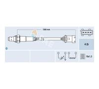 FAE Sonda Lambda Ajuste para Citroën Hacha 10 11 14 4x4 1.4 Gti 1.4i 1.8i 2.0i