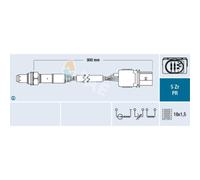 FAE Sonda Lambda Ajuste Sonda Apto para Opel Corsa D 1.3CDTI 75092