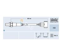 FAE Sonda Lambda Ajuste Sonda Apto para Porsche Boxster 2.5 2.7 S 3.2