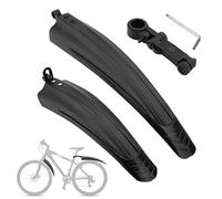 FAELNK Juego de guardabarros universal para bicicleta de 20 a 26 pulgadas, para bicicleta de carretera, delantero y trasero, guardabarros para bicicleta de montaña, MTB, ciudad, trekking, agua y