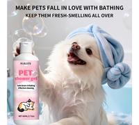 FAELUTE Champú para Gatos Limpieza Profunda para Eliminar Manchas Amarillas y Olores Fórmula Natural , No Irritante, Duradero, Limpiador para el Cuidado del Pelaje 80G