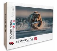 Faenar Puzzle Madera, Oso Puzzle 1000 Piezas Adultos con Compact Box 75x50cm, Rompecabezas Desafiante, DIY Juegos de Rompecabezas Creativos para Hombres Mujeres, Decoración Verano Regalo, Z-8737