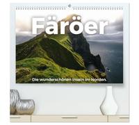 Färöer - Die wunderschönen Inseln im Norden. (hochwertiger Premium Wandkalender 2026 DIN A2 quer), Kunstdruck in Hochglanz: Kommen Sie mit auf eine außergewöhnliche Entdeckungsreise in den Färöer.