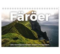 Färöer - Die wunderschönen Inseln im Norden. (Tischkalender 2026 DIN A5 quer), CALVENDO Monatskalender: Kommen Sie mit auf eine außergewöhnliche Entdeckungsreise in den Färöer.