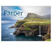 Färöer - Faszinierende Inseln im Norden Europas (Wandkalender 2026 DIN A4 quer), CALVENDO Monatskalender: Zwischen Himmel und Atlantik liegen die Färöerinseln, geprägt von wilder Schönheit.