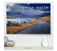 Färöer Inseln - Raue Landschaften im Atlantik (hochwertiger Premium Wandkalender 2026 DIN A2 quer), Kunstdruck in Hochglanz: Die Inseln im Nordmeer, auf denen mehr Schafe als Menschen leben.
