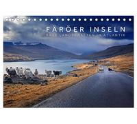 Färöer Inseln - Raue Landschaften im Atlantik (Tischkalender 2026 DIN A5 quer), CALVENDO Monatskalender: Die Inseln im Nordmeer, auf denen mehr Schafe als Menschen leben.