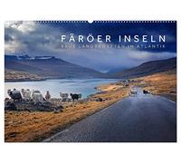 Färöer Inseln - Raue Landschaften im Atlantik (Wandkalender 2026 DIN A2 quer), CALVENDO Monatskalender: Die Inseln im Nordmeer, auf denen mehr Schafe als Menschen leben.