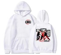 FAEWARE Sudadera con Capucha para Hombre Big Time Tour Rush Merch Hoodie Estilo Hip Hop De Manga Larga Informal Talla Grande para Mujer-White||x_s