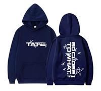 FAEWARE Sudadera con Capucha para Hombre Merchandising De La Gira De Tate Hoodie M-crae 2026 Sudadera Informal Retro para Mujer Sudadera De Manga Larga De Tallas Grandes-Blue||s