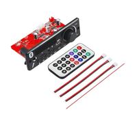 Faeymth Amplificador de 160 W Bluetooth 5.0 DIY Placa Decodificadora de MP3 Reproductor Audio Reproductor MP3 de 12 V MóDulo de Radio FM para AutomóVil TF GrabacióN de MicróFono USB (B)