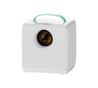 Faeymth Mini Proyector Q2 para Niños con Resolución de 800 X 480, Proyector Portátil para Cine en Casa, Regalo Ideal para Navidad y Cumpleaños, Enchufe de la UE