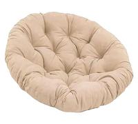 FAFAKO Cojines Redondos For Asiento, Cojín For Silla, Cojín Tipo Huevo, Cojín Colgante For Silla, Cojín Multifuncional For Silla, Lavable (Silla No Incluida) Cojines para sillas(Khaki,80x80cm)