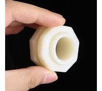 Fafeicy 10 Conectores de Acuario G 1/2 DN15, Adaptador ABS para Peceras, Fácil Instalación, Conexiones Seguras, Ideal para Accesorios de Estanque