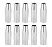 Fafeicy 10 piezas Copa protectora de boquilla de antorcha de soldadura, 1,7 x 5,3 cm consumibles de soldadura de cobre, para antorcha de soldadura MB-15 AK MIG/MAG