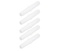 Fafeicy 10 Piezas de Conexión de Espiga para Manguera de Plástico, Conector Adaptador de Unión de Espiga para Manguera para Tubo de Bomba, Conexión de Tubo de Silicona (6-6 mm Directo)