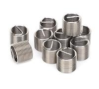 Fafeicy 10 piezas de inserciones de rosca M16x1.5 mm, inserciones de rosca de alambre de acero inoxidable, kit de mangas roscadas tipo helicoil(1.5D), Otros Sujetadores