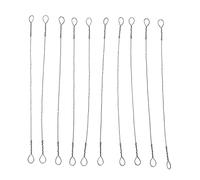 Fafeicy 10 Unidades Hoja de Sierra de Alambre 150mm, Mini Sierra Acero Alto Carbono para Cortar Madera, Metales Blandos, Plásticos y Acrílicos