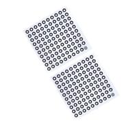 Fafeicy 1000 Calcomanías de Ubicación Reflectante, Marcadores de Escáner 3D Externos Internos de 3 Mm de 3 Mm para Captura de Movimiento con Fuerte Adhesivo, Alta Reflectividad,