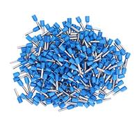 Fafeicy 1000 Piezas de Aislada, Terminales de Engarzado de Clavija de PVC de Cobre, Conectores Eléctricos Fáciles de Usar para Cable de 12 AWG (E4012)