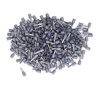 Fafeicy 1000 Piezas de Aislada, Terminales de Engarzado de Clavija de PVC de Cobre, Conectores Eléctricos Fáciles de Usar para Cable de 12 AWG (E4009)