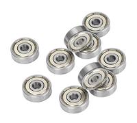 Fafeicy 10PCS Rodamiento de Bolas 635Z, Cojinete de Bolas de Acero de Ranura Profunda, Sellado de Doble Blindaje, Alta Velocidad, Rodamientos de Bolas Radial