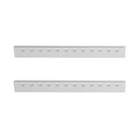 Fafeicy 12 Agujeros Viga de Aluminio Tipo L Accesorio de Robot, 12x12mm | Perfil mecanizado con precisión de 104 mm, modelo 3103-0012-0104, conector de marco de robot, estructura robótica de