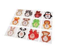 Fafeicy 12 Piezas de Calcomanías Mensuales de Calcomanías de Calcomanías para Bebés para los Accesorios de Fotos de Hitos de 1 a 12 Meses Peel and Stick Lindo Diseño de Dibujos Animados