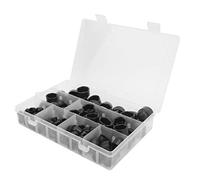 Fafeicy 145 Piezas Tapa Protectora de Perno de Cubierta de Tuerca Hexagonal M4 M5 M6 M8 M10 M12 Cabeza Redonda Hexagonal de Goma Formada a Presión con Molde de Alta Precisión para