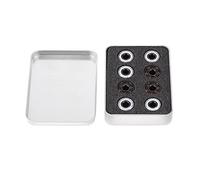 Fafeicy 16 Rodamientos de Bolas de Cerámica 608, Ruedas de Patín en Línea de Escudo único con 8x22x7 Mm, para Patines de Alta Velocidad