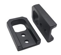 Fafeicy 2 Ganchos de Remolque Delanteros Resistentes para 2024-2026, Ganchos de Recuperación Negros de Aleación de Aluminio, Accesorios para Camiones de Emergencia Todoterreno