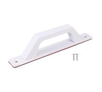 Fafeicy 2 Manijas de Puerta Manijas de Gabinete Manijas de Puerta de Granero Aleación de Aluminio Inoxidable con Respaldo Adhesivo o Montaje con Tornillos para Cajones de Armario (WHITE)