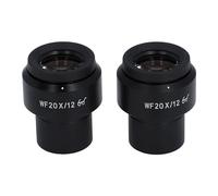 Fafeicy 20x Microscopio Ocular, Ocular WF20x 20x Widefield Ocular de Ocular Amplio Campo de Vista Ajuste de Dioptrismo Interfaz de 30 Mm con Lente óptica, para Microscopios Estéreo