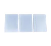 Fafeicy 3pcs Insertos de Billetera de PVC Transparente Suave 10 20 30 Páginas Titulares de Tarjetas de Crédito para Viajes de Negocios Familia Munas de Tarjetas de Múltiples Usos