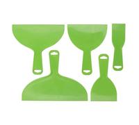 Fafeicy 5 Piezas de Plástico de Masilla de Plástico, Cuchillos de Masilla Flexibles Raspador de Espátula con 5 Tamaños 2 4 6 8 10 Pulgadas para Parchear Pintura de Pared Paneles de Yeso
