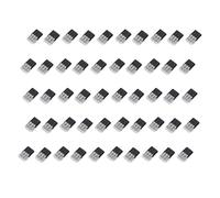 Fafeicy 50 Cables de 3 Pines sin Tira sin Soldadura, Conector de Cable con Hebilla para Luz de Banda LED de 22-18 AWG, Conector Eléctrico de Diámetro de Orificio de 2,1 Mm