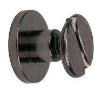 Fafeicy 50 Juegos de Tornillos de Remaches de Cabeza Plana de Latón Macizo de 6,5mm para Manualidades de Cuero Cuadernos Cinturones Sombreros Sujetadores de Encuadernación de Metal (cobre 3)