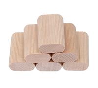 Fafeicy 50 Piezas Tacos de Madera, Espigas de Haya de Inserción, para Empalme de Muebles Fabricación de Armarios y Proyectos de Estructuras (10 * 24 * 50MM)