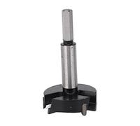 Fafeicy Abero Más Rápido de 50 Mm de Abertura de Perforación de Perforación de Carburo de Carbón de Hormigón para Carpintería de Madera, 3 Cortadores de Flauta para Bisagras de Muebles, Negro