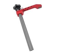 Fafeicy Abrazadera con Orificio para Perros y Perros de Banco Abrazadera Ajustable para Carpintería de Aleación de Aluminio de 19 Mm con 2 de Banco para Sujetar el Trabajo