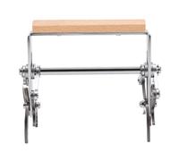 Fafeicy Abrazadera de Marco de Colmena, Mango de Madera de Haya de Acero Inoxidable, Pinza de Elevación de Panales para Apicultura, Marcos de Extracto de Apicultores, 1 Pieza